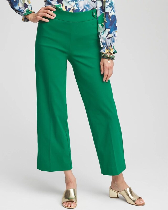 Brigitte Wide-Leg Cropped Pants